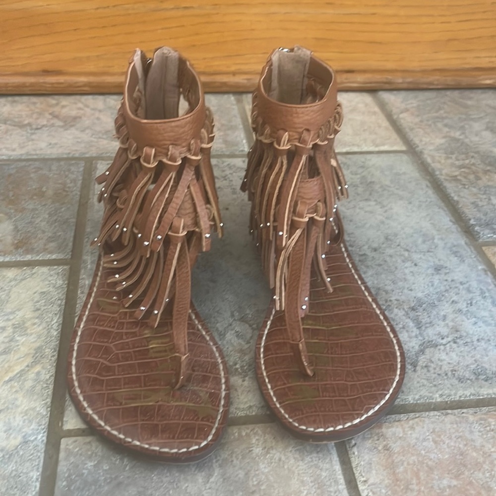 COPY - Sam Edelman Gabriel Saddle Lea Sandal Size 6.5